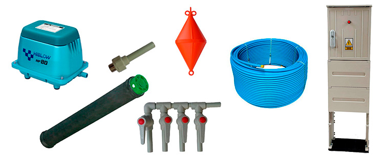 zestaw do napowietrzania wody